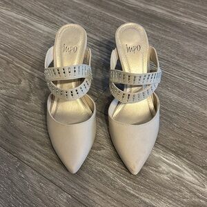 Impo Cream Strappy Sandals